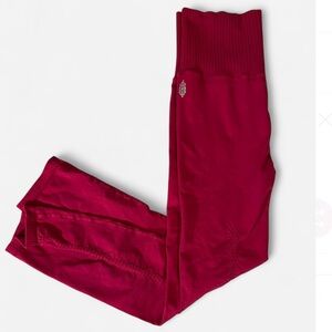 Pink free people leggings
